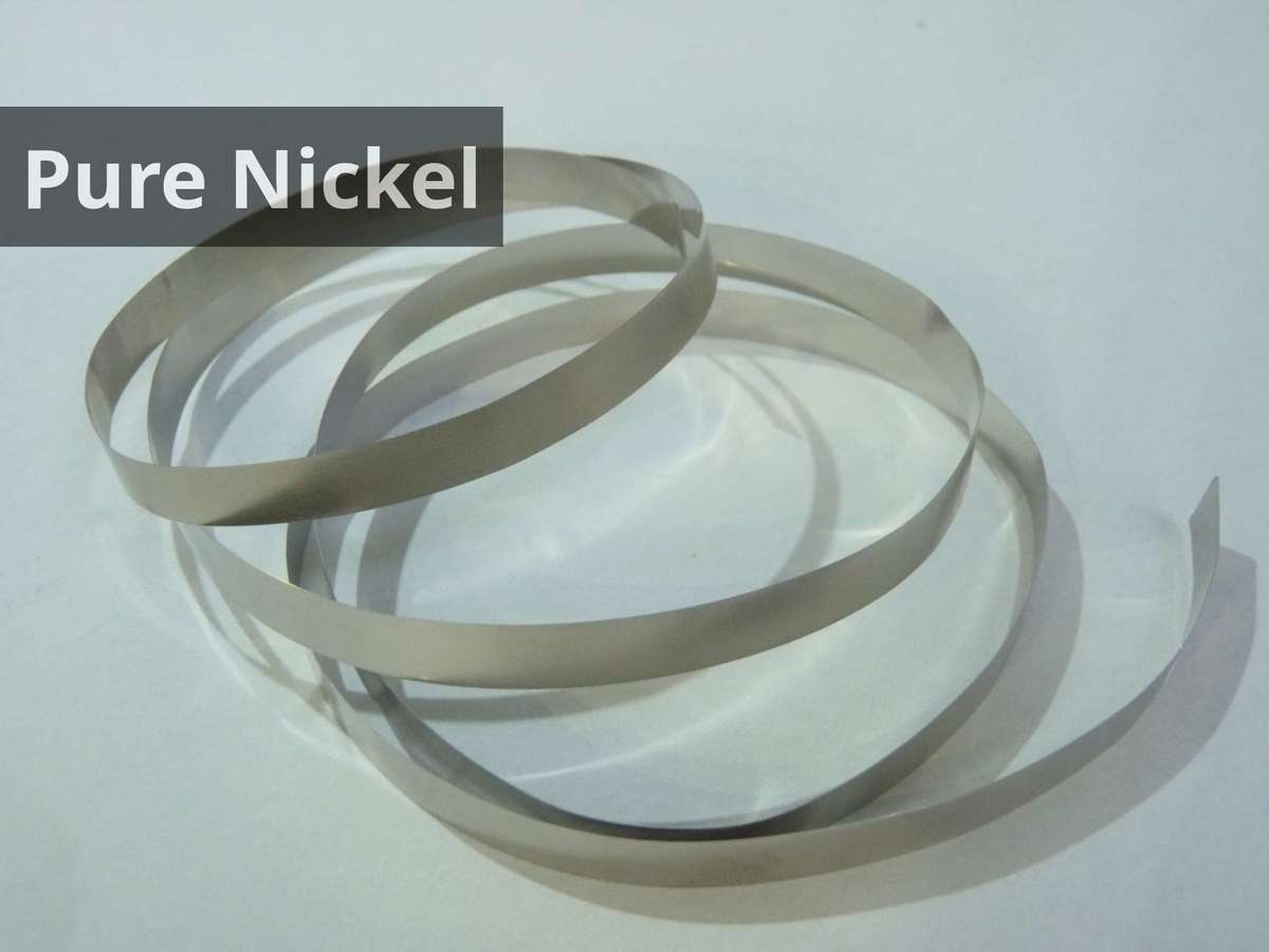 Buy this Pure Nickel Strip 8mm Wide, 0.1mm Thick, Per 50cm Verified