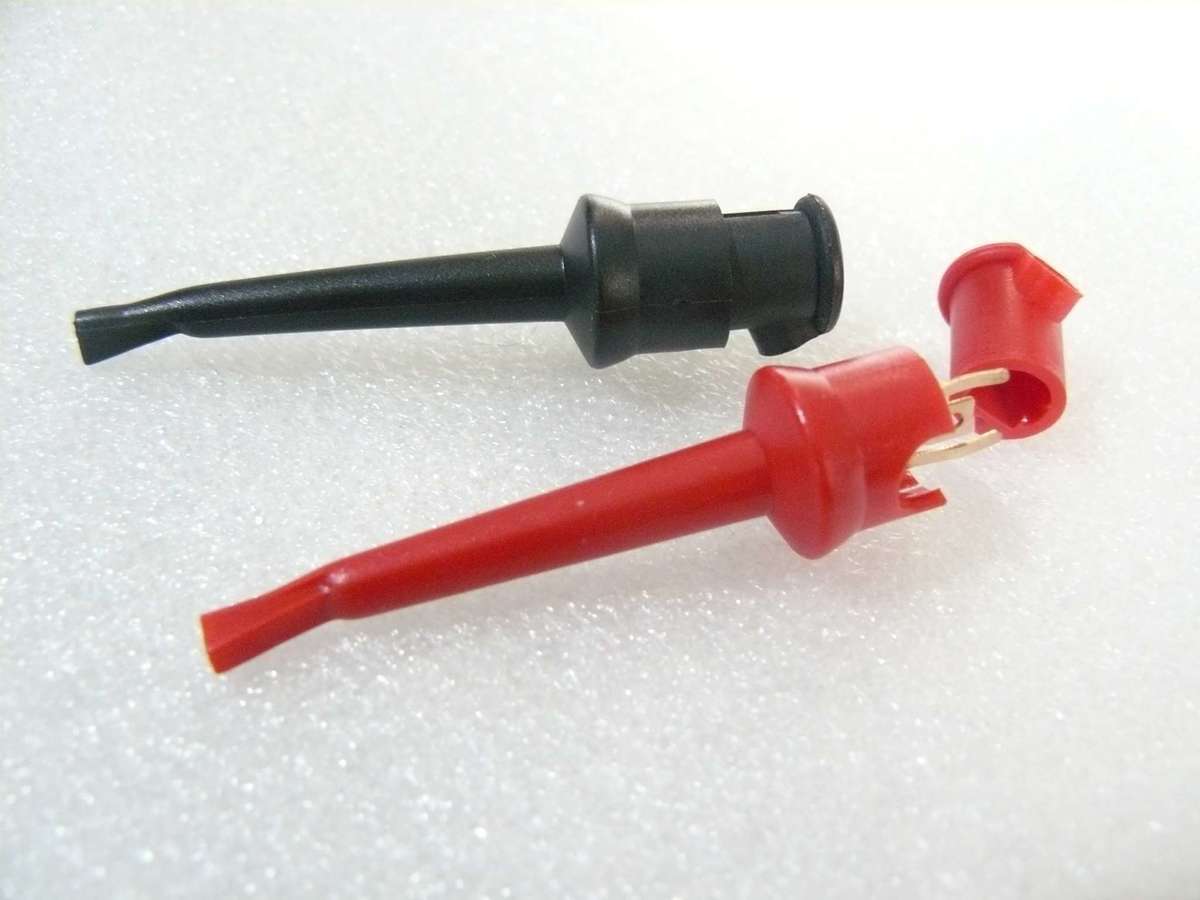 Buy this Pair of Large Size (55mm) Test Hooks, Nylon 5A 60VDC at our