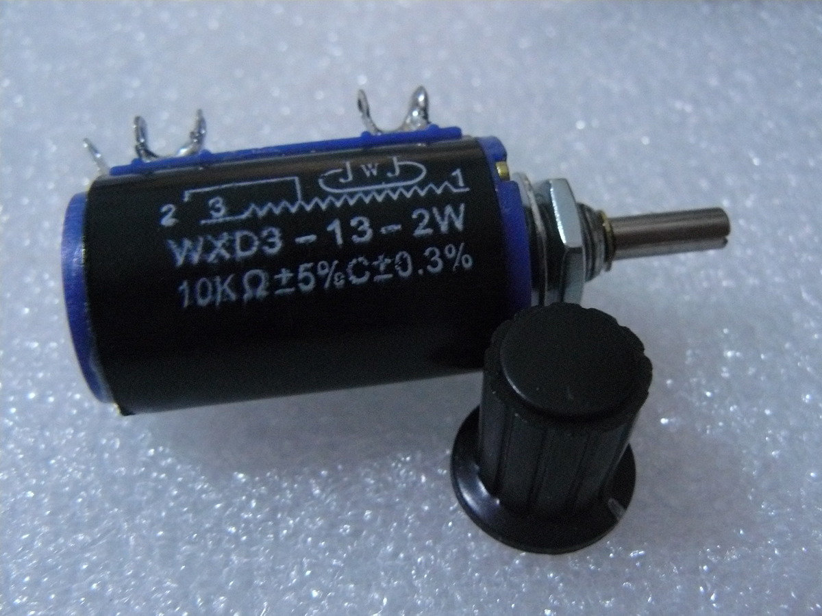 Buy this 10 Turn Large Panel Mount Potentiometer With Knob at our