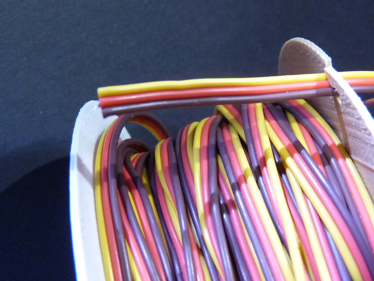 Buy this Servo Wire Per 50cm, Brown Red Orange BRO, You Choose 22 or 26