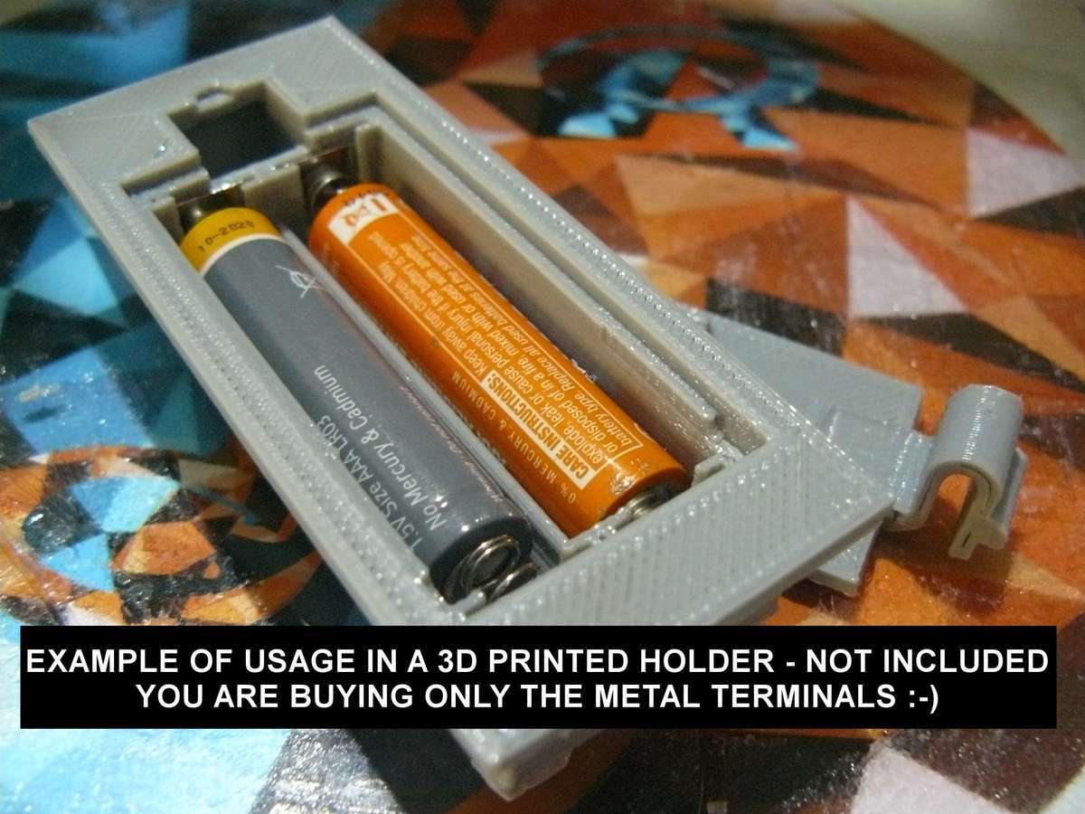 Buy this AAA Battery Cell Terminal Pair at our Miscellaneous Online Shop