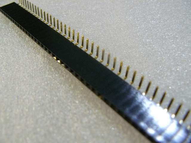Female 90 Degree (Horizontal) Black PCB Headers Through Hole Stock Up Pack - 5 Pieces Per Pack