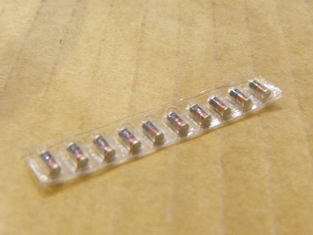 (10 of) Surface Mount Zener Diode (Mini Melf), You Choose Value