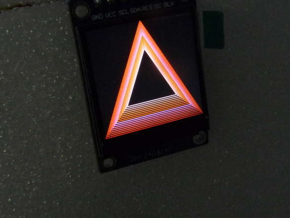 240X240 Pixel SPI Colour LCD - ST7789, Arduino Libraries Available