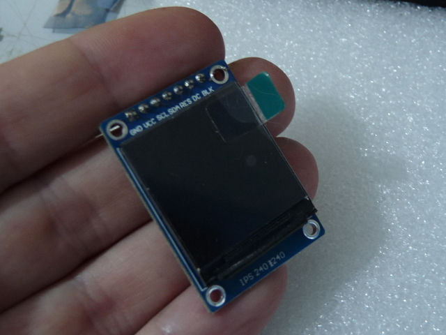 240X240 Pixel SPI Colour LCD - ST7789, Arduino Libraries Available