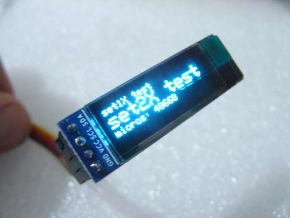 Miniature 128x32 Pixel I2c OLED - SSD1306, Arduino Libraries Available