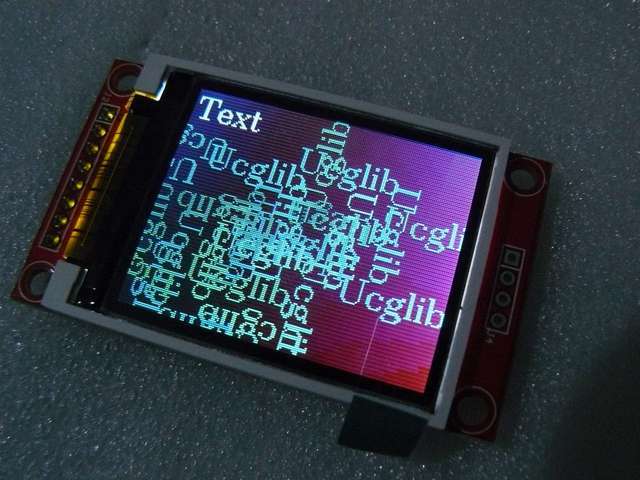 128x160 Pixel SPI Colour LCD - ST7735, Arduino Libraries Available