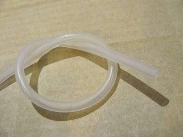 Silicone Tubing 3x5mm - 3mm ID (stretches to 5mm), 5mm OD - Soft Flexible - Per 50cm