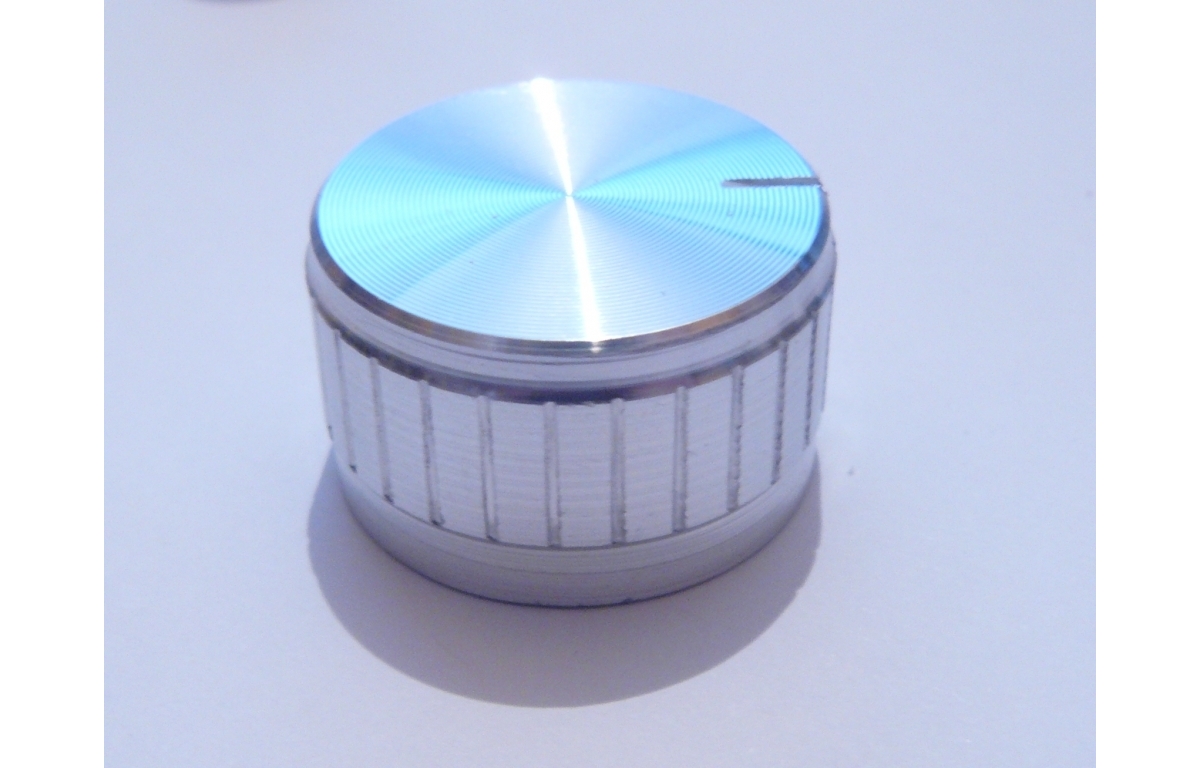 Buy this 30mm Aluminium (Silver) Potentiometer Encoder Knob at our